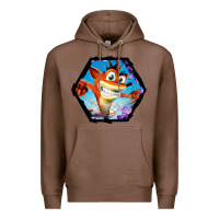 Chestnut CRASH BANDICOOT LEGENDS Premium Hoodie - linhVisuals