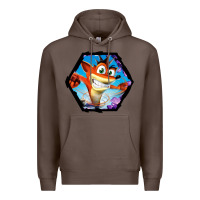Coffee CRASH BANDICOOT LEGENDS Premium Hoodie - linhVisuals