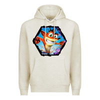 Oatmeal Heather CRASH BANDICOOT LEGENDS Premium Hoodie - linhVisuals
