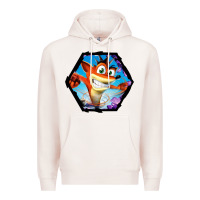 Pale Pink CRASH BANDICOOT LEGENDS Premium Hoodie - linhVisuals
