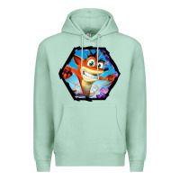 Seafoam CRASH BANDICOOT LEGENDS Premium Hoodie - linhVisuals