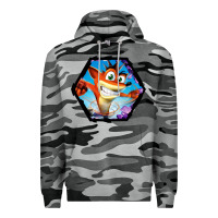 Slate Camo CRASH BANDICOOT LEGENDS Premium Hoodie - linhVisuals