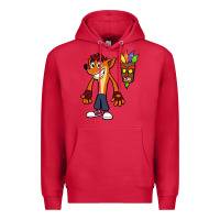 Cardinal CRASH BANDICOOT Premium Hoodie - linhVisuals