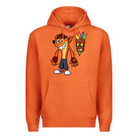 Carrot CRASH BANDICOOT Premium Hoodie - linhVisuals