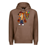 Chestnut CRASH BANDICOOT Premium Hoodie - linhVisuals