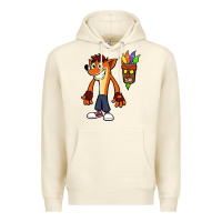 Sandshell CRASH BANDICOOT Premium Hoodie - linhVisuals