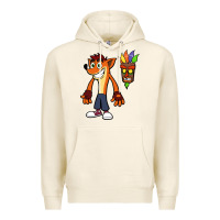 Tofu CRASH BANDICOOT Premium Hoodie - linhVisuals