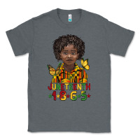 Charcoal Heather juneteenth 1865 black boy Classic Tee - BarkalooDesign
