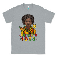 Heather Grey juneteenth 1865 black boy Classic Tee - BarkalooDesign