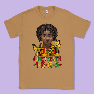 Juneteenth 1865 Black Boy Classic Tee Designed By Barkaloodesign