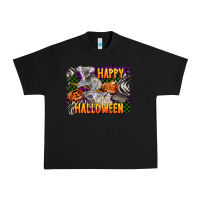Black happy halloween koala Urban Heavy Tee - LillyAllenDesigns