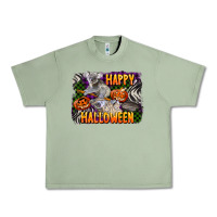 Oil Green happy halloween koala Urban Heavy Tee - LillyAllenDesigns