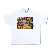 White happy halloween koala Urban Heavy Tee - LillyAllenDesigns