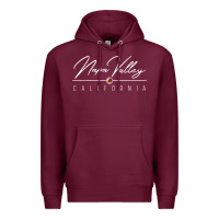 Burgundy napa valley ca t shirt Premium Hoodie - linhVisuals