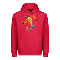 Cardinal CRASH BANDICOOT Premium Hoodie - linhVisuals