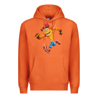 Carrot CRASH BANDICOOT Premium Hoodie - linhVisuals