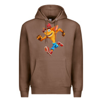 Chestnut CRASH BANDICOOT Premium Hoodie - linhVisuals