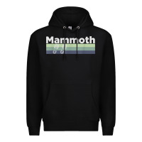Black retro hiking boottrail running   mammoth california t shirt Premium Hoodie - linhVisuals