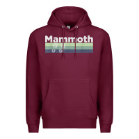Burgundy retro hiking boottrail running   mammoth california t shirt Premium Hoodie - linhVisuals