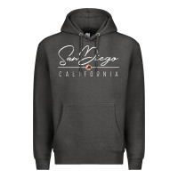 Charcoal Heather san diego ca sweatshirt Premium Hoodie - linhVisuals