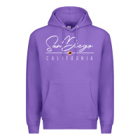 Purple san diego ca sweatshirt Premium Hoodie - linhVisuals