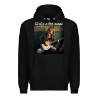 Black Melissa Etheridge Premium Hoodie - linhVisuals