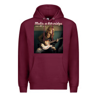Burgundy Melissa Etheridge Premium Hoodie - linhVisuals