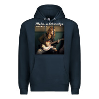 Navy Melissa Etheridge Premium Hoodie - linhVisuals