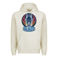 Oatmeal Heather coventry blaze Premium Hoodie - linhVisuals
