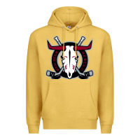 Antique Gold deer-red-rebels Premium Hoodie - linhVisuals