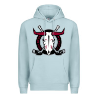 Blue Mist deer-red-rebels Premium Hoodie - linhVisuals