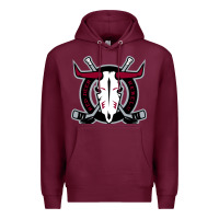 Burgundy deer-red-rebels Premium Hoodie - linhVisuals