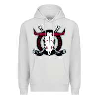 Dove Grey deer-red-rebels Premium Hoodie - linhVisuals