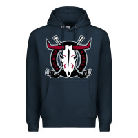 Navy deer-red-rebels Premium Hoodie - linhVisuals