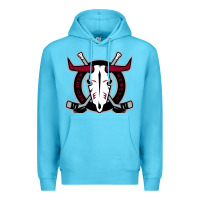 Ocean Blue deer-red-rebels Premium Hoodie - linhVisuals