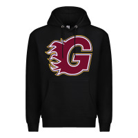 Black guildford flames Premium Hoodie - linhVisuals