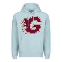 Blue Mist guildford flames Premium Hoodie - linhVisuals