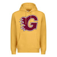Mustard guildford flames Premium Hoodie - linhVisuals