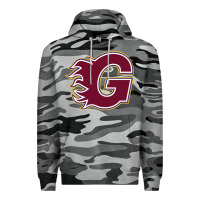 Slate Camo guildford flames Premium Hoodie - linhVisuals