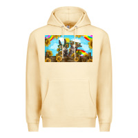 Pina Colada 2 donkeys sunflower Premium Hoodie - BarkalooDesign