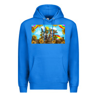 True Royal 2 donkeys sunflower Premium Hoodie - BarkalooDesign