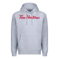 Heather Grey tim horton tshirt Premium Hoodie - linhVisuals