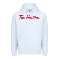 White tim horton tshirt Premium Hoodie - linhVisuals