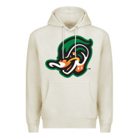 Oatmeal Heather down east wood ducks Premium Hoodie - linhVisuals