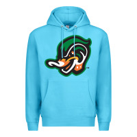 Ocean Blue down east wood ducks Premium Hoodie - linhVisuals