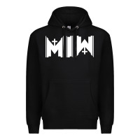 Black Motionless In White Premium Hoodie - linhVisuals