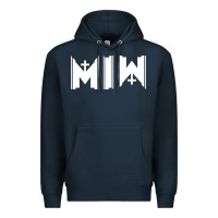 Navy Motionless In White Premium Hoodie - linhVisuals