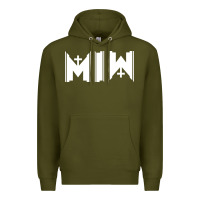 Army Green Motionless In White Premium Hoodie - linhVisuals
