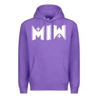 Purple Motionless In White Premium Hoodie - linhVisuals
