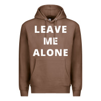 Chestnut leave me alone, funny slogan Premium Hoodie - linhVisuals